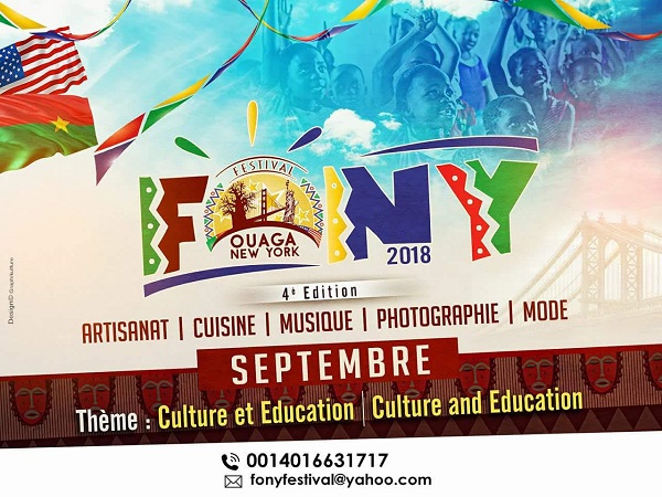 Très bientôt pour la 4e édition du FONY ( Festival Ouaga-New York).