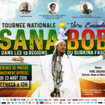 AFFICHE FINALE SANA BOB CONFERENCE DE PRESSE DE LANCEMENT OFFICIEL 23 AOUT