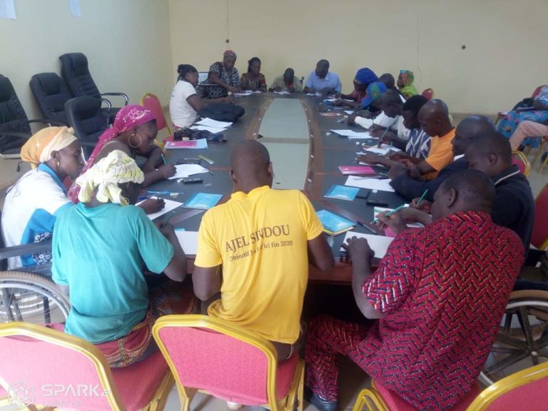 Des personnes vivants avec un handicap formées pendant 21 jours en art plastique à Kaya.