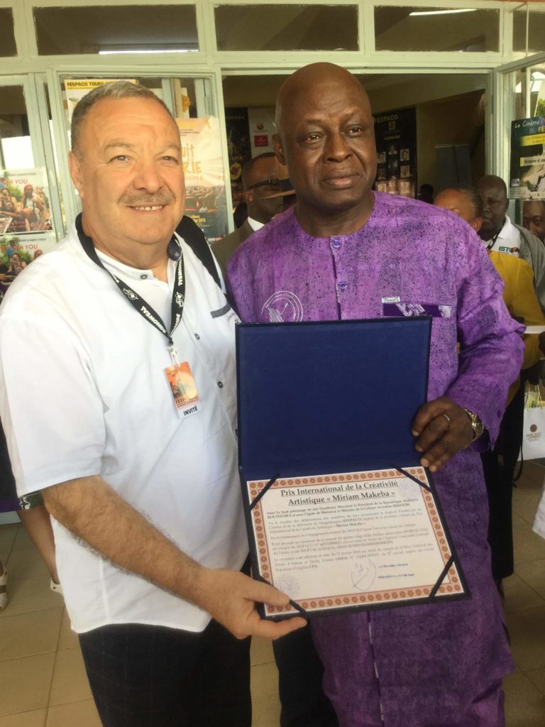 FESPACO 2019: Le Burkina Faso remporte le prix Myriam Makeba.