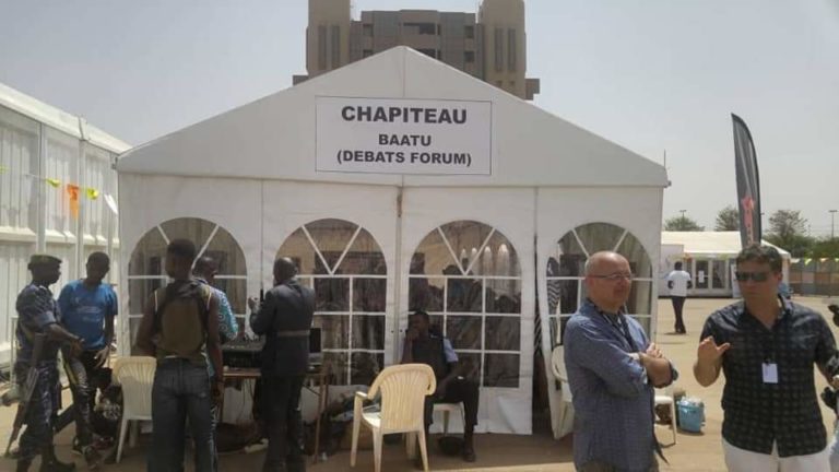 FESPACO 2019: Débats-Forum à la place de la Nation.