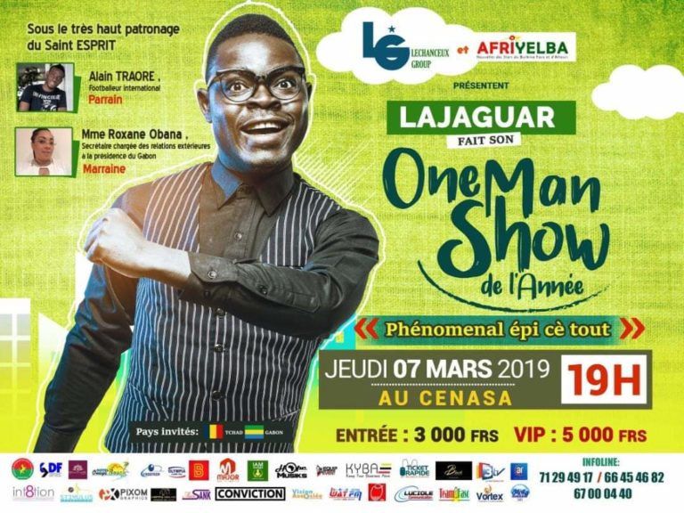 HUMOUR: Lajaguar est fin prêt pour son spectacle du Jeudi 07 mars 2019.