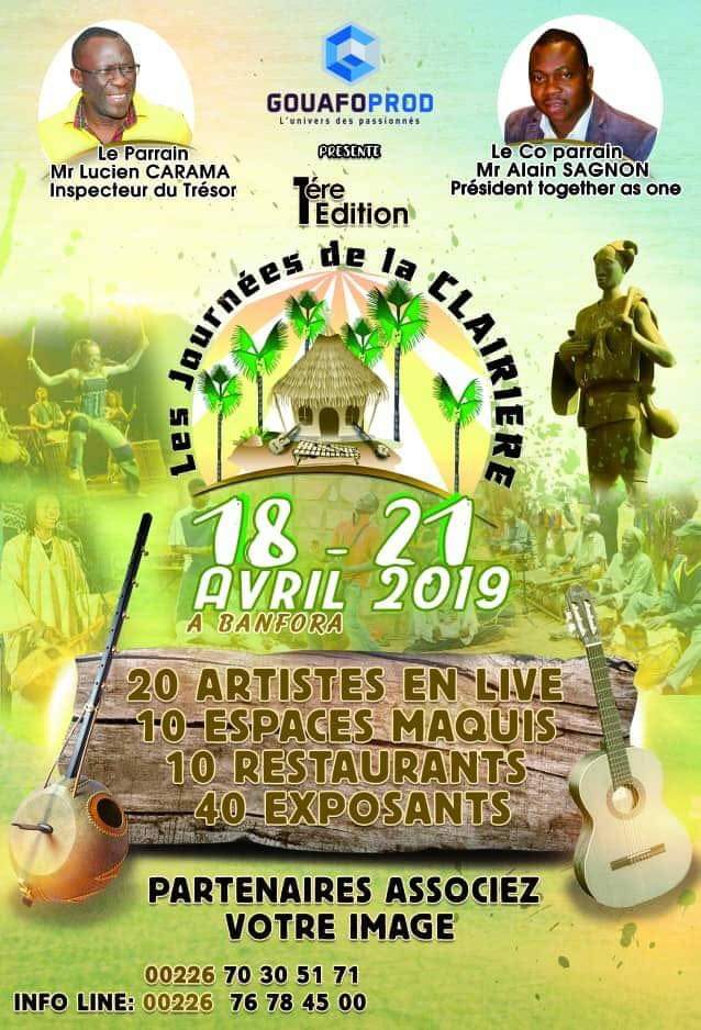 Le taux de préparation est à 90% pour « Les journées de la clairière » qui débute ce 18 avril 2019 à Banfora.