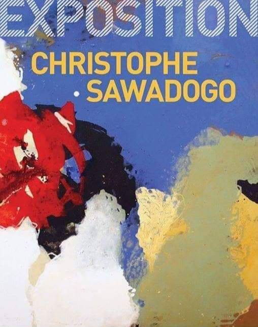 PEINTURE: Christophe Sawadogo utilise la calligraphie et la poésie pour faire passer ses messages.