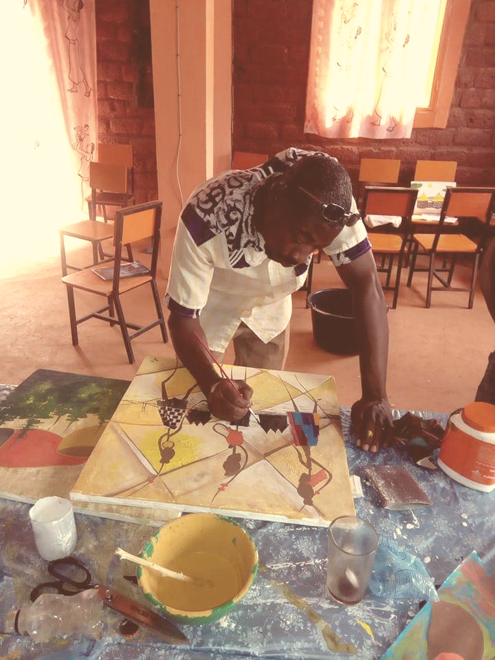 PEINTURE: Découvrons Samuel Ouédraogo, le dessinateur attitré.