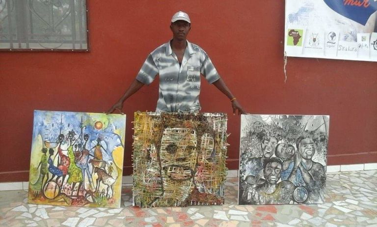 PEINTURE: Découvrons Zakaria Ouédraogo qui combat le mal par sa peinture.
