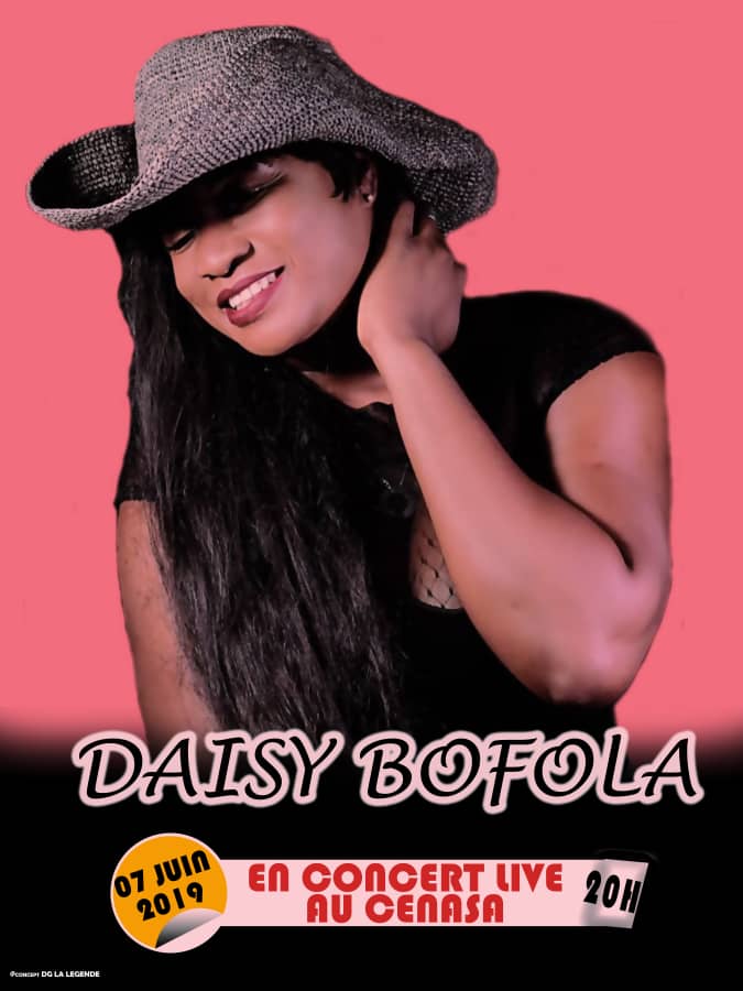 CONCERT: Daisy Bofola vous donne rendez-vous au CENASA le 7 Juin.