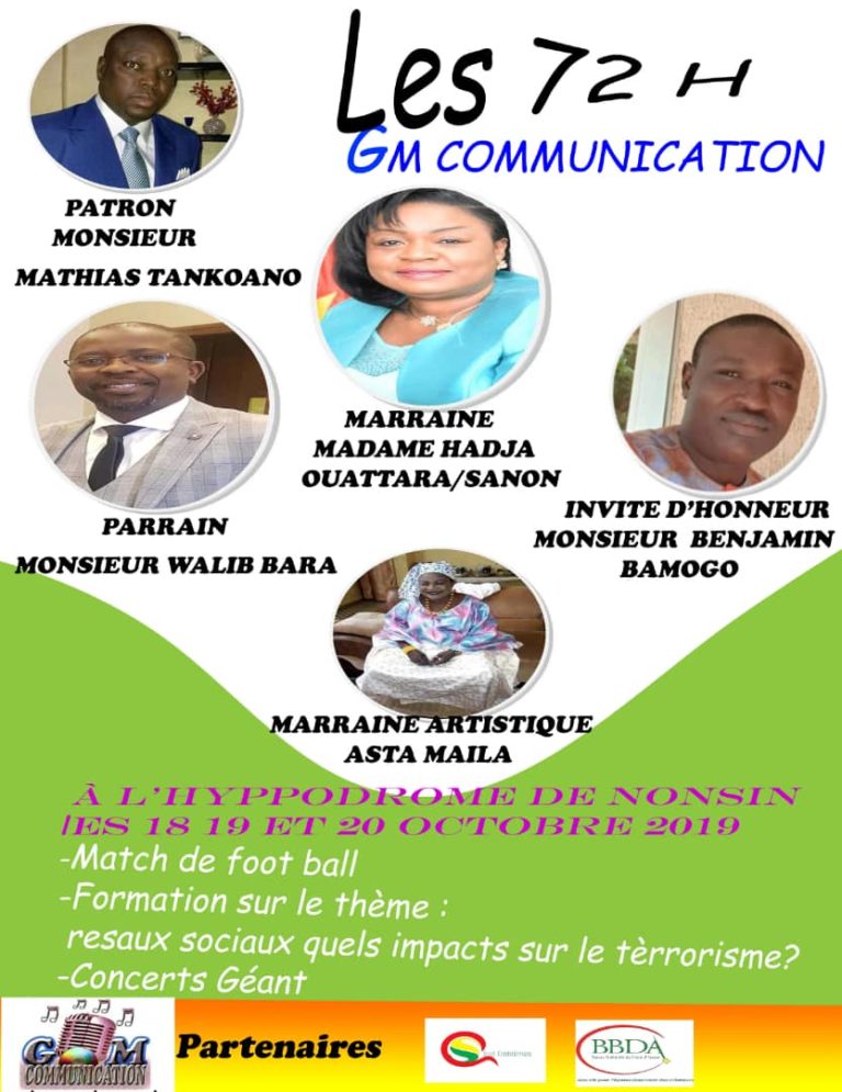 Les 72h de GM Communication se tiendra du 18 au 20 octobre 2019.