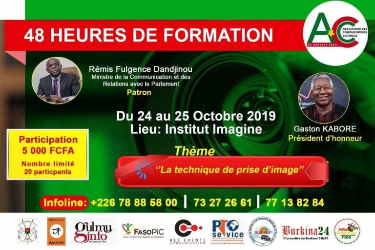 CULTURE: ACCBF organise une formation au profit des communicateurs culturels.