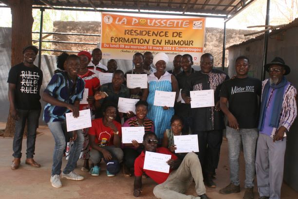HUMOUR:  Les rideaux sont tombés sur la résidence de formation en humour