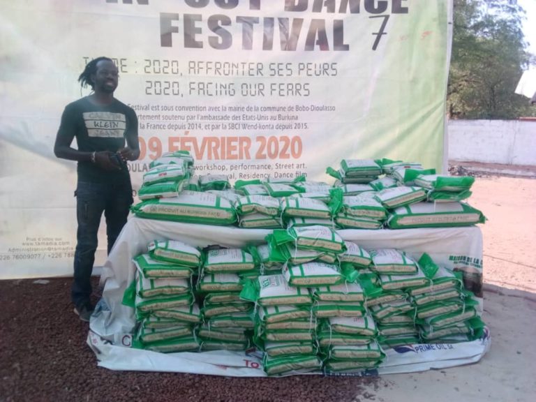Bobo-Dioulasso : lutte contre le coronavirus, l’association Tamadia fait un don d’une tonne de riz