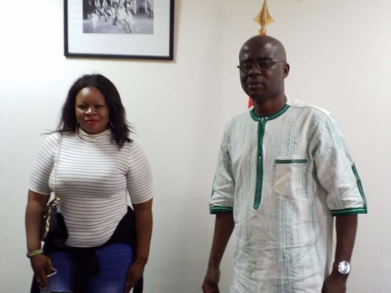 COMPÉTITION MUSICALE: La candidate burkinabè de «The Voice Afrique francophone» chez le ministre Sango