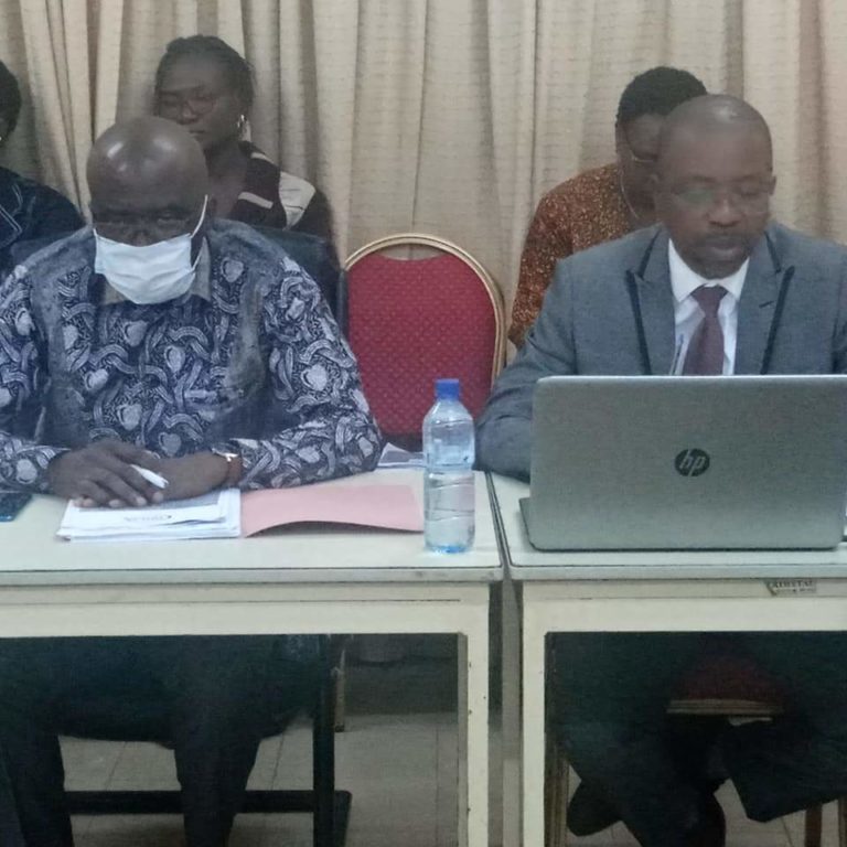 BBDA: Le comité de révision du règlement général du BBDA et du règlement de répartition reçoit le ministre Sango