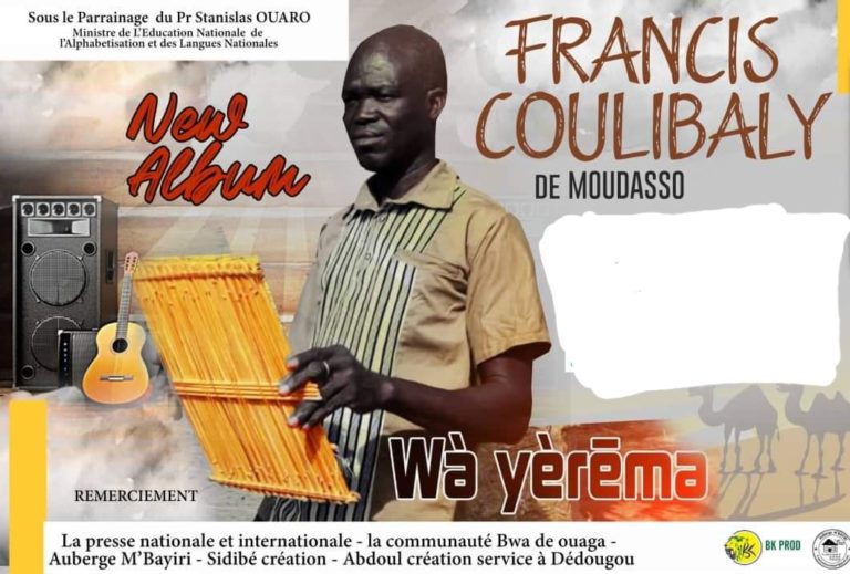 MUSIQUE: « Wa Yèrēma », la tout nouvel opus de Francis Coulibaly de Moundasso
