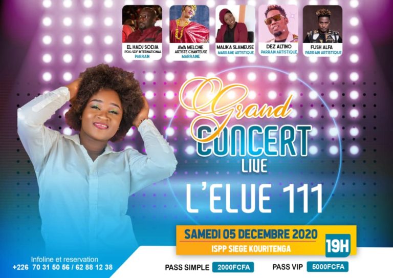 INTERVIEW: La coqueluche L’Elue 111 sera en concert ce 05 décembre 2020