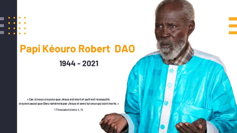COMMUNIQUÉ NÉCROLOGIQUE de Papa Kéouro Robert Dao
