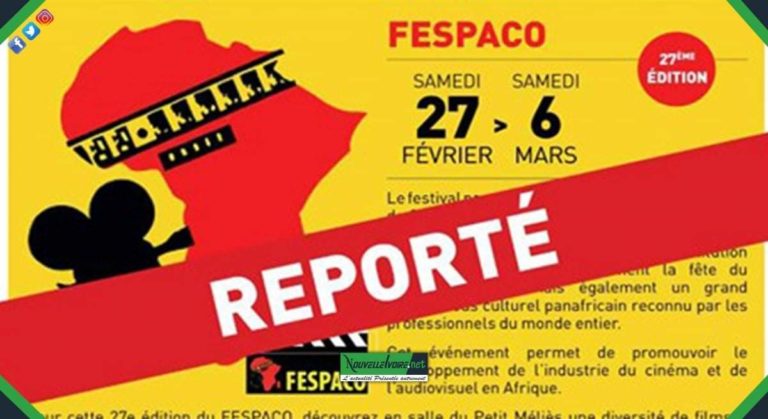 Communiqué officiel de la Délégation générale du FESPACO sur le report de la 27è édition