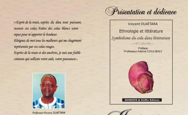 Ethnologie et Littérature, symbolisme du cola dans la littérature »: un essai pour mieux déchiffrer les œuvres littéraires