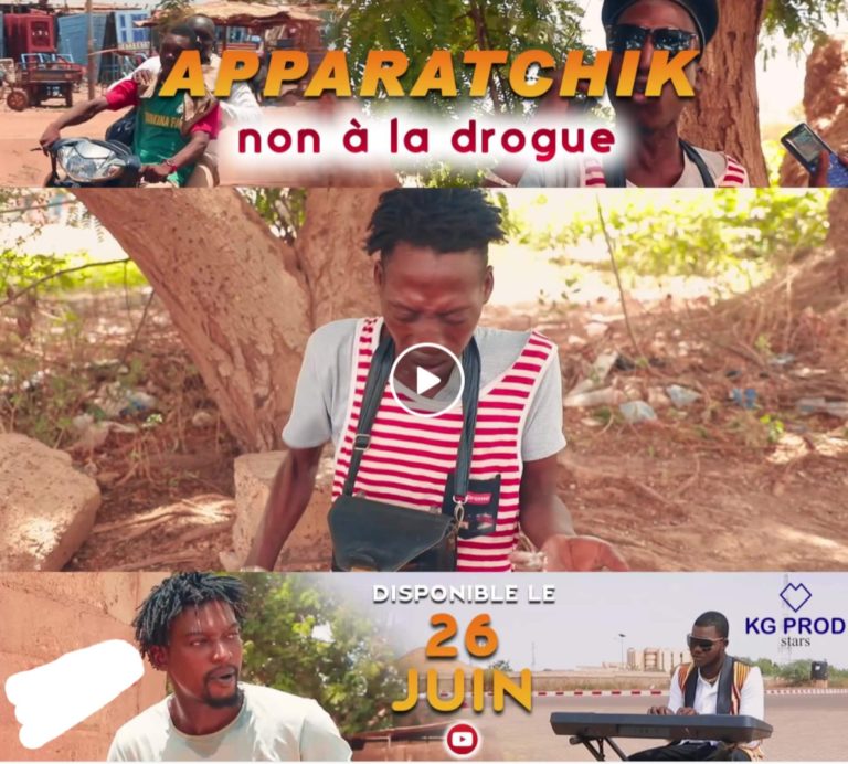BRAND NEW : « non à la drogue », le tout nouveau clip-vidéo de Apparatchik pour sensibiliser les jeunes Burkinabè face à ce fléau