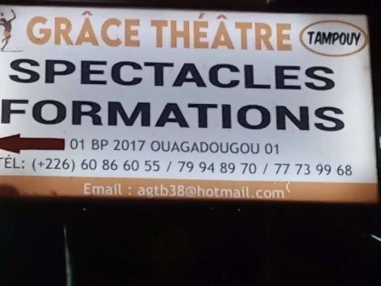 THÉÂTRE: un second « centre culturel Grâce Théâtre » ouvre ses portes à tampouy