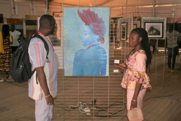 RIPO: « un grand merci à Suzanne Ouédraogo et toute son équipe pour cette initiative », Yaye, artiste-peintre malienne