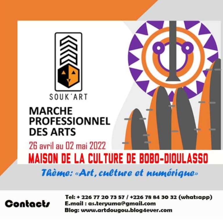 Festival Art’Dougou: la 7e édition attendue du 26 Avril au 2 Mai 2022 à Bobo-Dioulasso