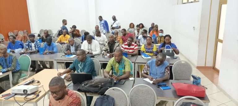 Appels à projets 2022 du FDCT: des bénéficiaires en renforcement de capacités à Bobo-Dioulasso