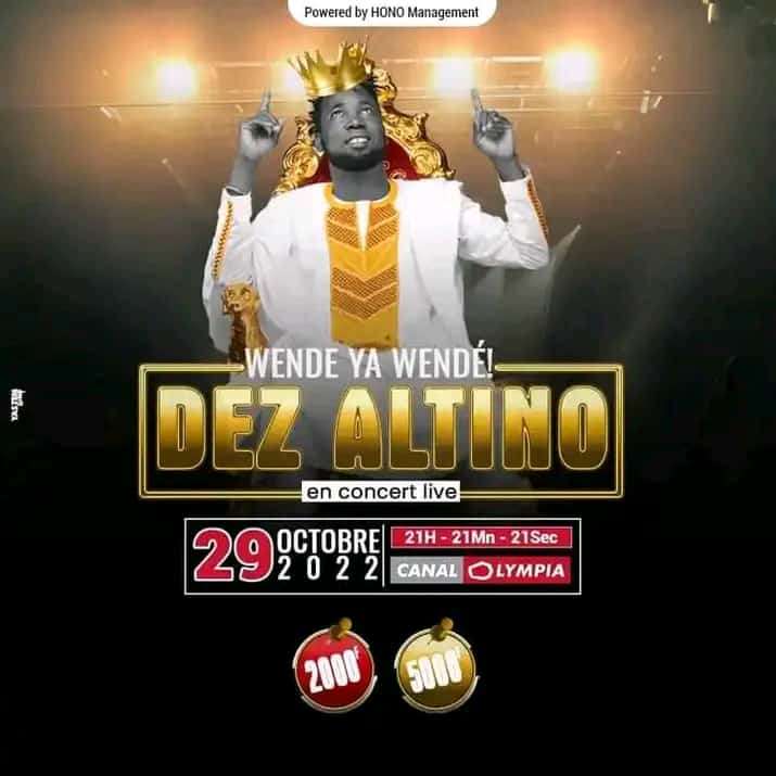 Concert de Dez Altino le 29 octobre prochain: la cohésion sociale à l&rsquo;honneur