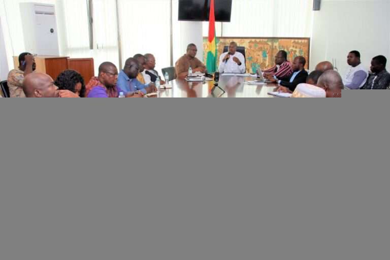 MCCAT: Jean Emmanuel Ouédraogo échange avec les faîtières de son département ministériel