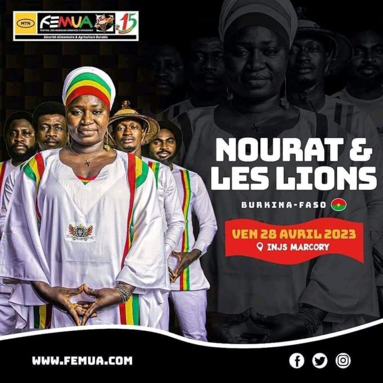 FEMUA 2023: Nourat et les lions seront de la partie