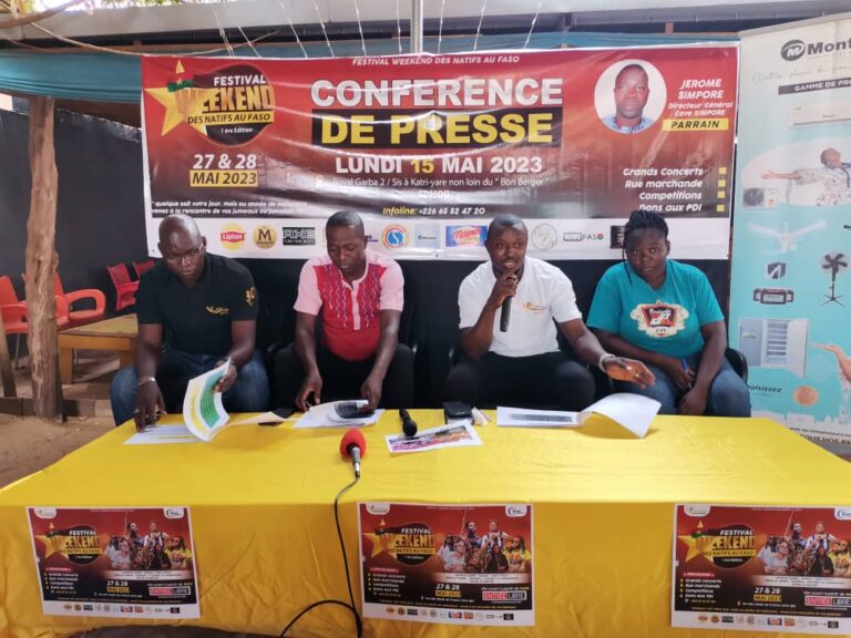 Festival week-end des natifs au Faso: la 1ère édition attendue du 27 au 28 mai 2023