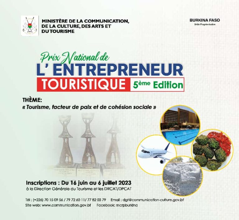 Prix National de l&rsquo;Entrepreneuriat Touristique: les inscriptions recevables du 16 juin au 6 juillet 2023