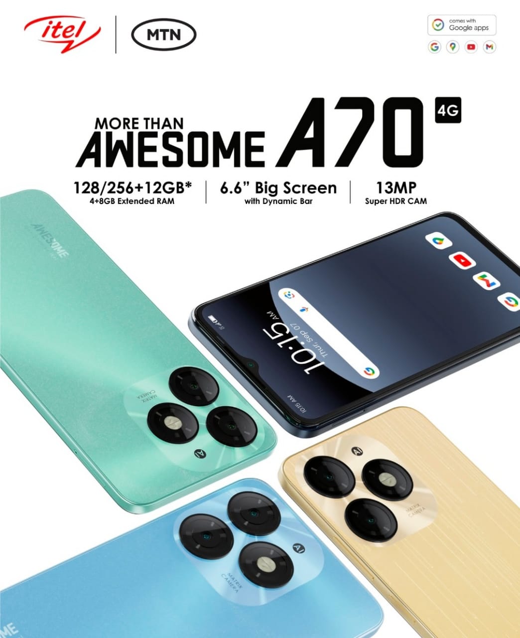 ITEL A70 ICF