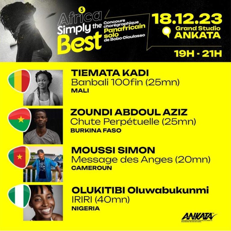 3e nuit du concours panafricain solo: Quatre spectacles de grande envergure présentés