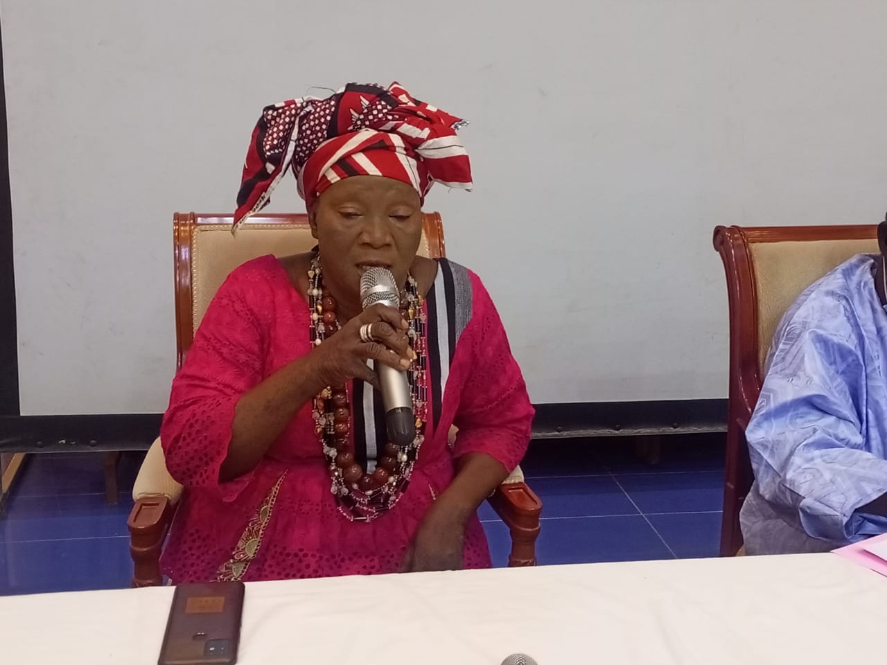 Bibata Nana, promotrice des nuits d’hommage des autorités coutumières ICF