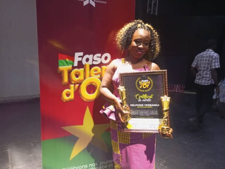 Talent africain : la réalisatrice Delphine Yerbanga sacrée Faso talent d&rsquo;or de l&rsquo;année 2023