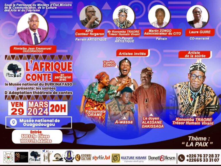 MUSÉE NATIONAL: « Les soirées d&rsquo;adaptation théâtrale de contes » se tiendra ce vendredi 29 mars