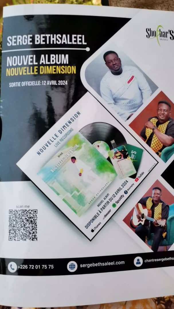 Musique burkinabè: Serge Bethsaleel entre dans une « Nouvelle dimension » avec son nouvel album