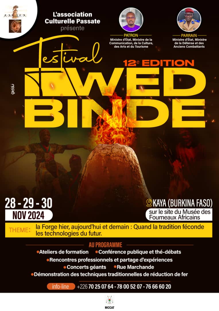 Festival Wed-bindé : la pérennité du savoir-faire de la forge burkinabè au coeur de la 12e édition
