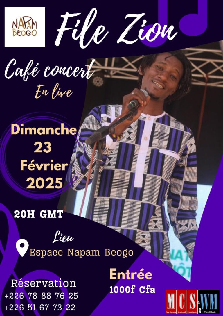 MUSIQUE : L’artiste musicien « Filé Zion » met les bouchées doubles pour la préparation de son concert