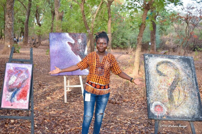BINGBOURÉ Tipoko Diane : la peinture comme langage du cœur