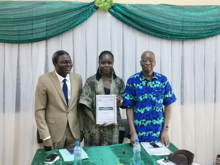 Soutenance de Master en Arts, Gestion et Administration Culturelles : Eléonore Kocty passe au crible la pratique du métier d’artiste-interprète de cinéma au Burkina Faso