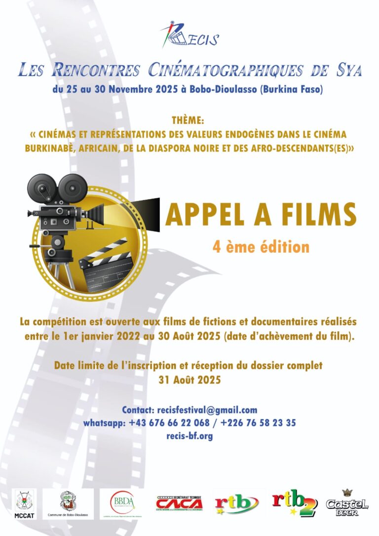 RECIS 2025 : un appel à films pour célébrer les valeurs endogènes dans le cinéma noir et africain