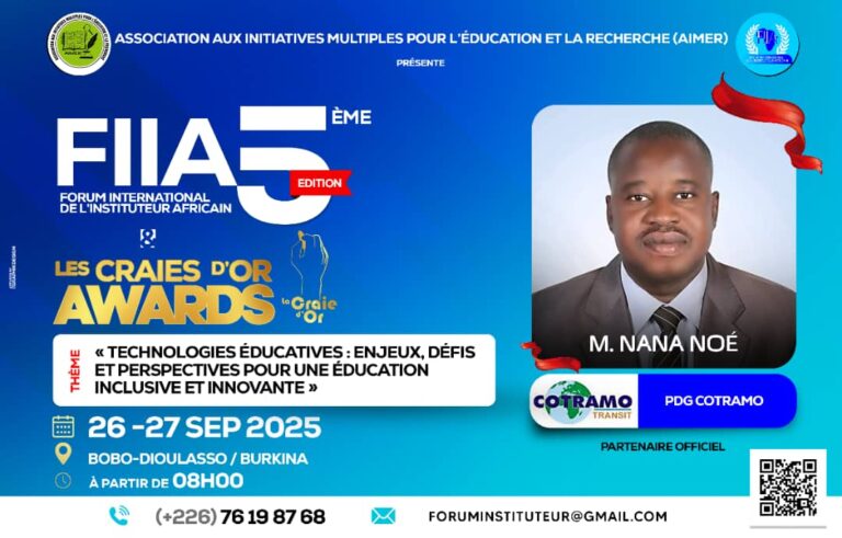 Noé Nana, Partenaire Officiel du FIIA 2025 : Ensemble pour une Éducation Africaine Innovante !