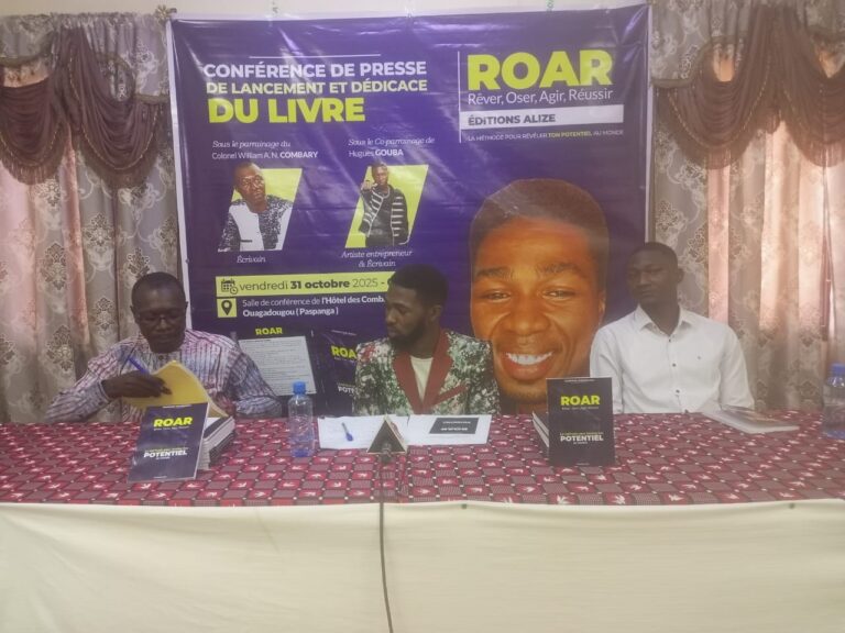 Ousmane Ouédraogo dévoile sa méthode “ROAR” pour réussir dans la vie