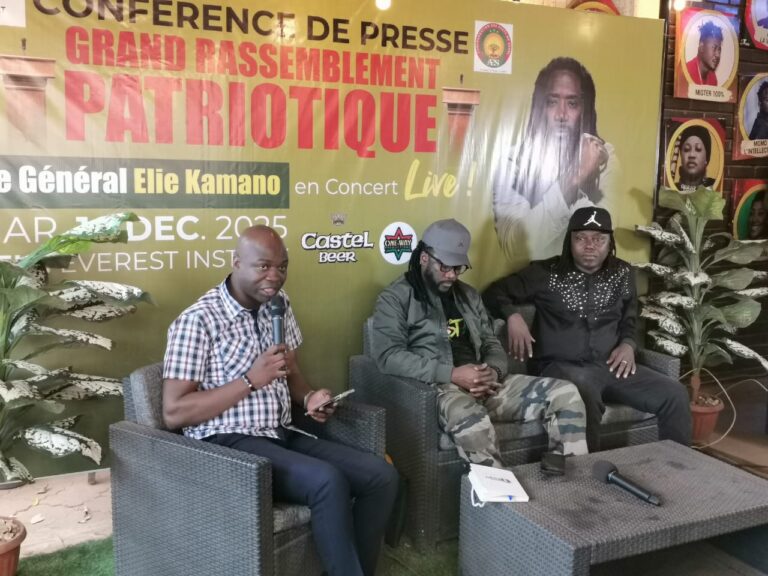 Concert live : Elie Kamano met sa voix au service de la souveraineté africaine